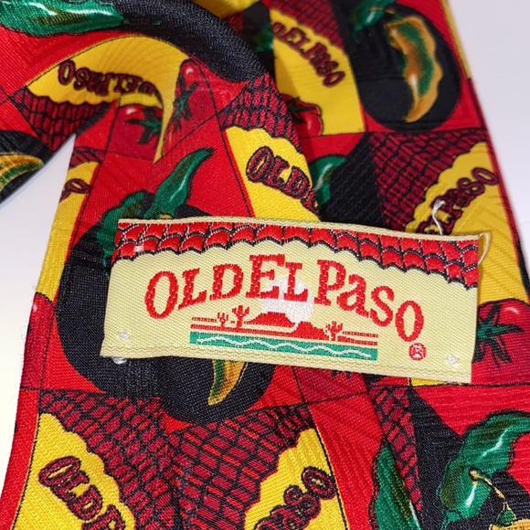Vintage Old El Paso Men”s Necktie Cinco de Mayo day of the Dead - Picture 2 of 3